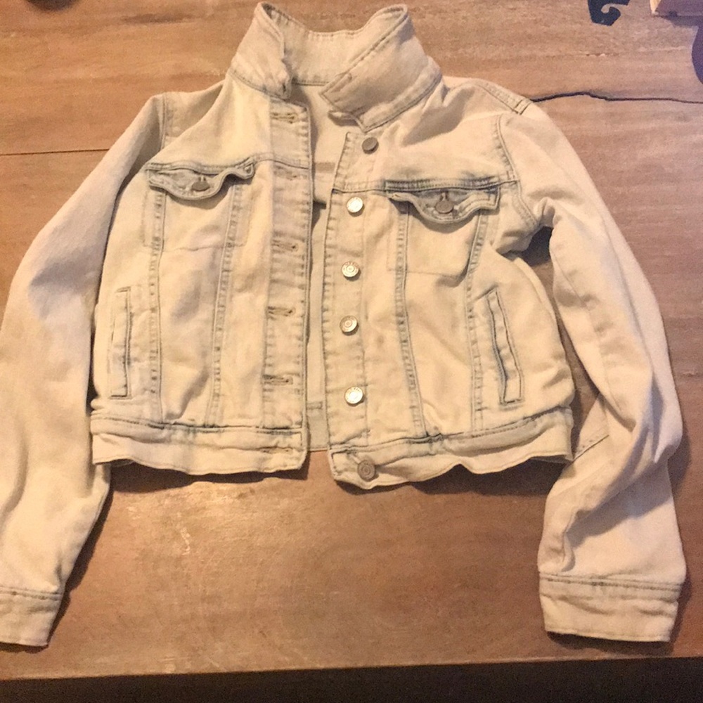 Girls old navy jean jacket size 14